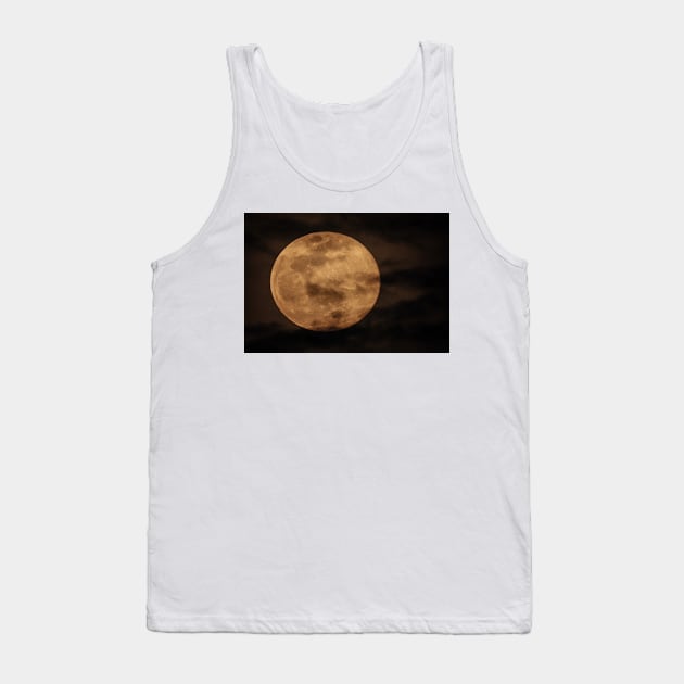 Pink Moon Tank Top by Ckauzmann